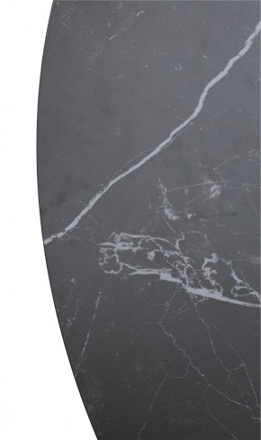Стол TERNI 120 MATT BLACK MARBLE SOLID CERAMIC Черный мрамор матовый, керамика /Черн.каркас, ®DISAUR в Игриме - igrim.ok-mebel.com | фото 9