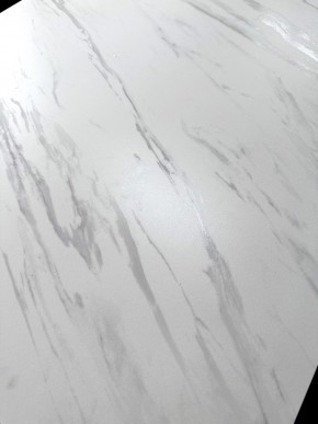 Стол VASTO 180 MARBLES KL-99 Белый мрамор матовый, итальянская керамика/ черный каркас, ®DISAUR в Игриме - igrim.ok-mebel.com | фото 3