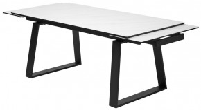 Стол VASTO 180 MARBLES KL-99 Белый мрамор матовый, итальянская керамика/ черный каркас, ®DISAUR в Игриме - igrim.ok-mebel.com | фото 6