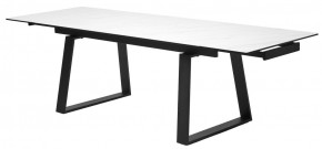 Стол VASTO 180 MARBLES KL-99 Белый мрамор матовый, итальянская керамика/ черный каркас, ®DISAUR в Игриме - igrim.ok-mebel.com | фото 9