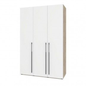 СТОУН С32 Шкаф 3-х створчатый (серый дуб/белый) в Игриме - igrim.ok-mebel.com | фото