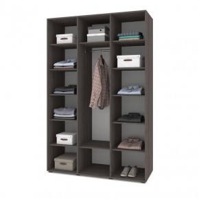 СТОУН С32 Шкаф 3-х створчатый (золотой дуб/графит) в Игриме - igrim.ok-mebel.com | фото 3