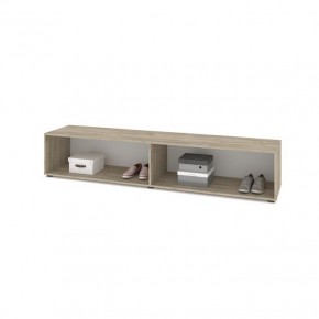 СТОУН С72 Тумба ТВ (серый дуб/белый) в Игриме - igrim.ok-mebel.com | фото 3