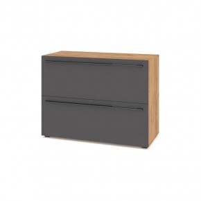 СТОУН С81 Комод (золотой дуб/графит) в Игриме - igrim.ok-mebel.com | фото
