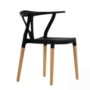Стул Barneo N-218 Wishbone интерьерный кухонный черный в Игриме - igrim.ok-mebel.com | фото