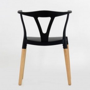 Стул Barneo N-218 Wishbone интерьерный кухонный черный в Игриме - igrim.ok-mebel.com | фото 2