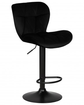 Стул барный DOBRIN BARNY BLACK, черный велюр (MJ9-101) в Игриме - igrim.ok-mebel.com | фото