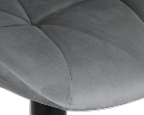 Стул барный DOBRIN BARNY BLACK, серый велюр (MJ9-75) в Игриме - igrim.ok-mebel.com | фото 10