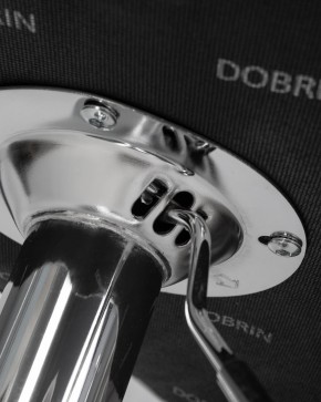 Стул барный DOBRIN BARNY, серый велюр (MJ9-75) в Игриме - igrim.ok-mebel.com | фото 10