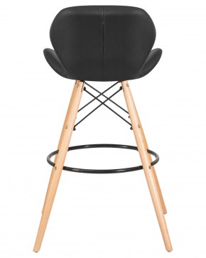 Стул барный DOBRIN BUTTERFLY BAR, ножки светлый бук, цвет чёрный в Игриме - igrim.ok-mebel.com | фото 5