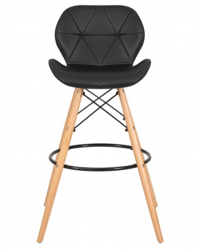 Стул барный DOBRIN BUTTERFLY BAR, ножки светлый бук, цвет чёрный в Игриме - igrim.ok-mebel.com | фото 6