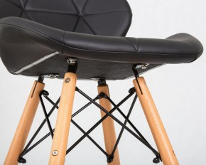 Стул барный DOBRIN BUTTERFLY BAR, ножки светлый бук, цвет чёрный в Игриме - igrim.ok-mebel.com | фото 9