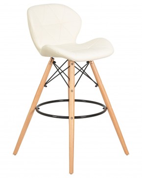 Стул барный DOBRIN BUTTERFLY BAR, ножки светлый бук, цвет кремовый в Игриме - igrim.ok-mebel.com | фото