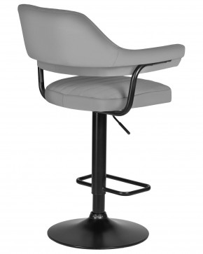 Стул барный DOBRIN CHARLY BLACK, серый велюр (MJ9-75) в Игриме - igrim.ok-mebel.com | фото 4