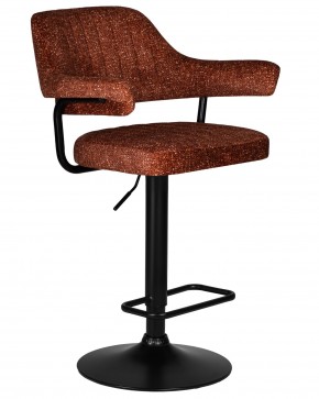 Стул барный DOBRIN CHARLY BLACK, терракотовый твид (LEO56) в Игриме - igrim.ok-mebel.com | фото 2