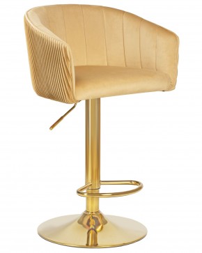 Стул барный DOBRIN DARCY GOLD, песочный велюр (1922-3) в Игриме - igrim.ok-mebel.com | фото