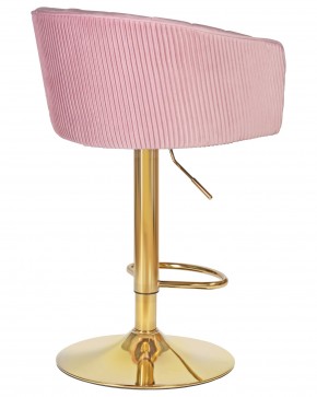 Стул барный DOBRIN DARCY GOLD, розовый велюр (1922-16) в Игриме - igrim.ok-mebel.com | фото 3