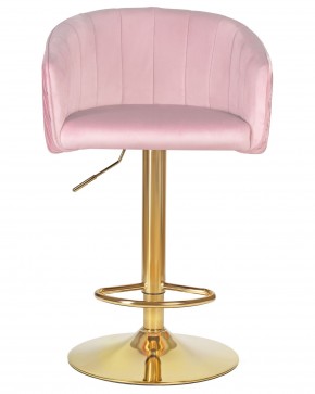 Стул барный DOBRIN DARCY GOLD, розовый велюр (1922-16) в Игриме - igrim.ok-mebel.com | фото 6