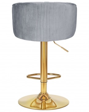 Стул барный DOBRIN DARCY GOLD, серый велюр (1922-19) в Игриме - igrim.ok-mebel.com | фото 5