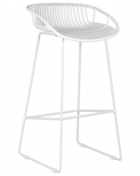 Стул барный DOBRIN FRANK, белый в Игриме - igrim.ok-mebel.com | фото