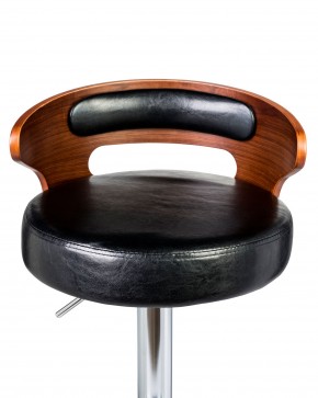 Стул барный DOBRIN FRED, коричневое дерево, чёрный в Игриме - igrim.ok-mebel.com | фото 7