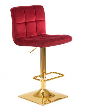 Стул барный DOBRIN GOLDIE, бордовый велюр (MJ9-43) в Игриме - igrim.ok-mebel.com | фото 2