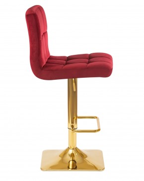 Стул барный DOBRIN GOLDIE, бордовый велюр (MJ9-43) в Игриме - igrim.ok-mebel.com | фото 3