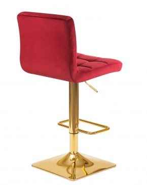Стул барный DOBRIN GOLDIE, бордовый велюр (MJ9-43) в Игриме - igrim.ok-mebel.com | фото 4