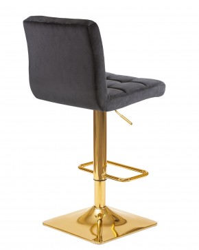 Стул барный DOBRIN GOLDIE, черный велюр (MJ9-101) в Игриме - igrim.ok-mebel.com | фото 4