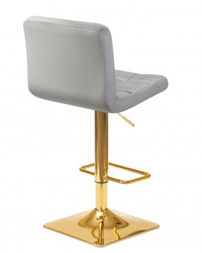 Стул барный DOBRIN GOLDIE, серый велюр (MJ9-75) в Игриме - igrim.ok-mebel.com | фото 4
