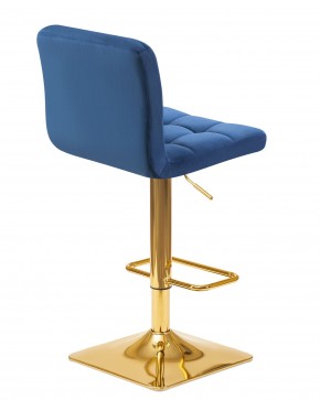 Стул барный DOBRIN GOLDIE, синий велюр (MJ9-117) в Игриме - igrim.ok-mebel.com | фото 4