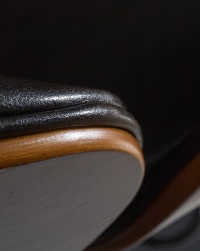 Стул барный DOBRIN JACK BLACK, цвет черный глянец PU ABD 002 в Игриме - igrim.ok-mebel.com | фото 2