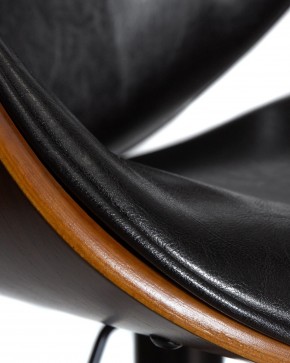 Стул барный DOBRIN JACK BLACK, цвет черный глянец PU ABD 002 в Игриме - igrim.ok-mebel.com | фото 9