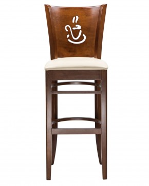 Стул барный DOBRIN JERRY BAR, шоколад, кремовый в Игриме - igrim.ok-mebel.com | фото 4