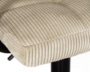Стул барный DOBRIN KRUGER ARM BLACK, бежевый вельвет (LAR-E2041-04) в Игриме - igrim.ok-mebel.com | фото 7