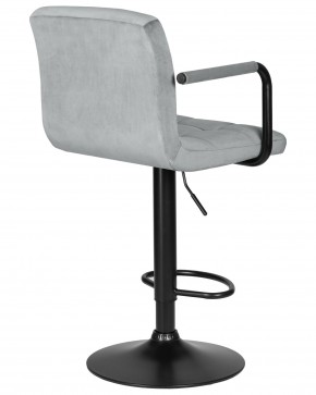 Стул барный DOBRIN KRUGER ARM BLACK, серый велюр (MJ9-75) в Игриме - igrim.ok-mebel.com | фото 4