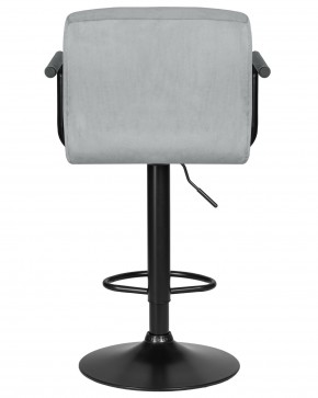 Стул барный DOBRIN KRUGER ARM BLACK, серый велюр (MJ9-75) в Игриме - igrim.ok-mebel.com | фото 5