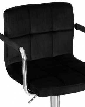 Стул барный DOBRIN KRUGER ARM, черный велюр (MJ9-101) в Игриме - igrim.ok-mebel.com | фото 7