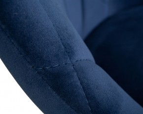Стул барный DOBRIN LOGAN BLACK, синий велюр (MJ9-117) в Игриме - igrim.ok-mebel.com | фото 10