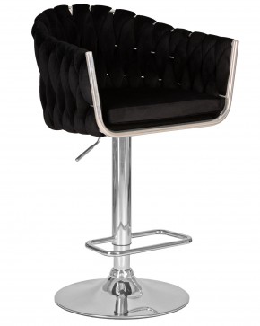 Стул барный DOBRIN MARCEL, черный велюр (MJ9-101) в Игриме - igrim.ok-mebel.com | фото