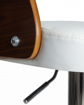 Стул барный DOBRIN NICK, цвет белый PU ABA 008 в Игриме - igrim.ok-mebel.com | фото 8