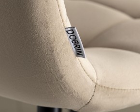 Стул барный DOBRIN NICOLE, черные матовые ножки, мокко велюр (108-104) в Игриме - igrim.ok-mebel.com | фото 8