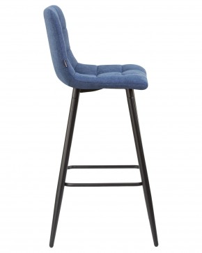 Стул барный DOBRIN NICOLE, черные матовые ножки, синяя ткань (UF860-14B) в Игриме - igrim.ok-mebel.com | фото 3