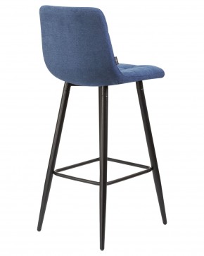 Стул барный DOBRIN NICOLE, черные матовые ножки, синяя ткань (UF860-14B) в Игриме - igrim.ok-mebel.com | фото 4