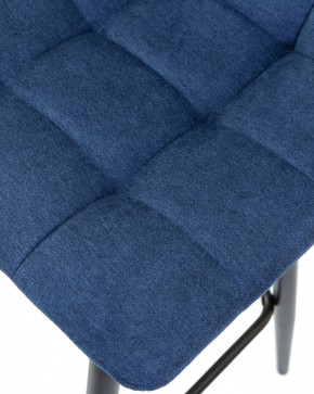 Стул барный DOBRIN NICOLE, черные матовые ножки, синяя ткань (UF860-14B) в Игриме - igrim.ok-mebel.com | фото 8