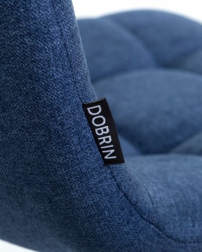 Стул барный DOBRIN NICOLE, черные матовые ножки, синяя ткань (UF860-14B) в Игриме - igrim.ok-mebel.com | фото 9