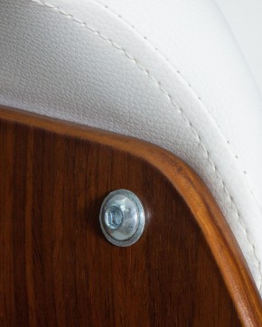 Стул барный DOBRIN OSTIN, цвет белый PU ABA 008 в Игриме - igrim.ok-mebel.com | фото 7