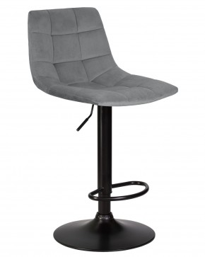 Стул барный DOBRIN TAILOR BLACK, серый велюр (MJ9-75) в Игриме - igrim.ok-mebel.com | фото 2