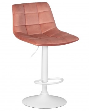 Стул барный DOBRIN TAILOR WHITE, пудрово-розовый велюр (MJ9-32) в Игриме - igrim.ok-mebel.com | фото