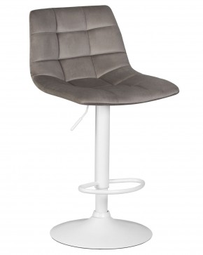 Стул барный DOBRIN TAILOR WHITE, серый велюр (MJ9-75) в Игриме - igrim.ok-mebel.com | фото